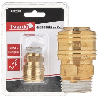 Szybkozłączka mosiężna GZ 1/2" typ żeński (1/10/100)