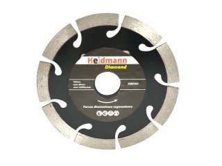 Tarcza diam. segm.125x22,2x10mm Heidmann/czarna/