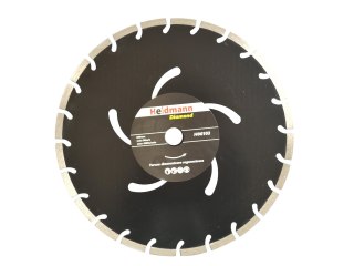 Tarcza diam. segm.350x25,4x10mm Heidmann/czarna/