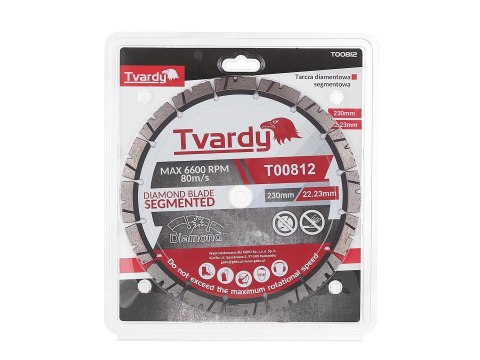 Tarcza diamentowa Segmentowa 230x12x22.23mm PROFI