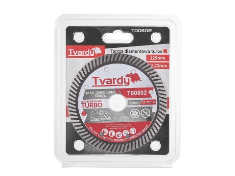 Tarcza diamentowa Turbo 125x10x22.23mm PROFI