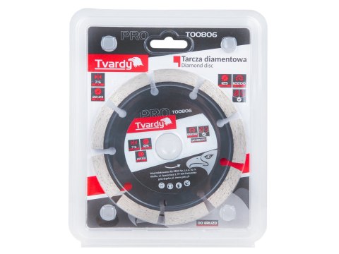 Tarcza diamentowa do bruzd 125x7.5x22.23mm PROFI