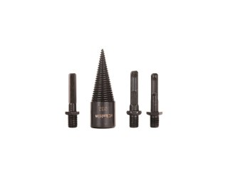 Wiertło - świder do łupania drewna 32mm zestaw adapterów 3szt.