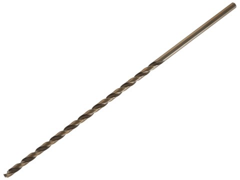 Wiertło złote do metalu długie 10.0 x 430mm HSS DIN1869