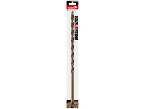 Wiertło złote do metalu długie 12.0 x 375mm HSS DIN1869 (25/50/100)