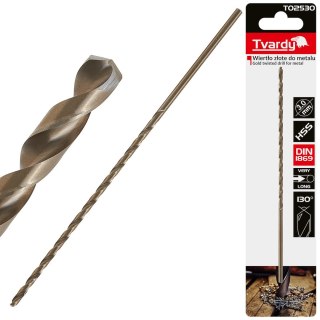 Wiertło złote do metalu długie 3.0 x 150mm HSS DIN1869
