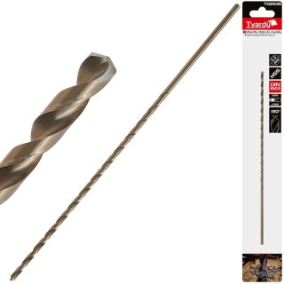 Wiertło złote do metalu długie 3.5 x 210mm HSS DIN1869