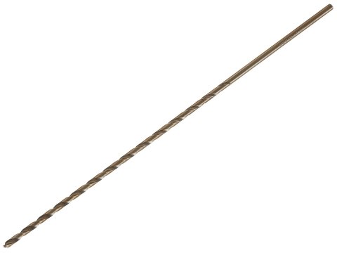 Wiertło złote do metalu długie 3.5 x 210mm HSS DIN1869