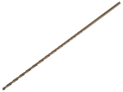 Wiertło złote do metalu długie 4.0 x 220mm HSS DIN1869