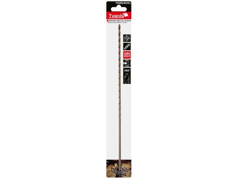 Wiertło złote do metalu długie 4.0 x 280mm HSS DIN1869 (50/100/200)