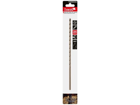 Wiertło złote do metalu długie 5.0 x 245mm HSS DIN1869