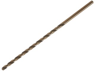 Wiertło złote do metalu długie 6.0 x 205mm HSS DIN1869