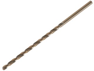Wiertło złote do metalu długie 8.0 x 240mm HSS DIN1869