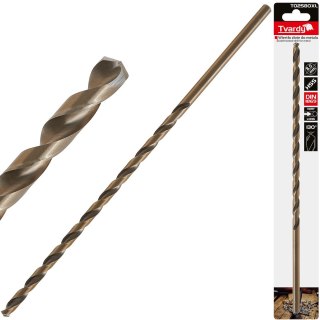 Wiertło złote do metalu długie 8.0 x 305mm HSS DIN1869