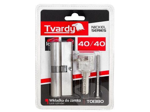 Wkładka do zamka 40/40 (kolor nikiel)