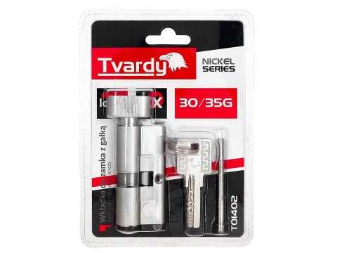 Wkładka do zamka z gałką 30/35g (kolor nikiel)