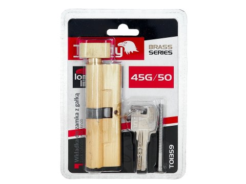 Wkładka do zamka z gałką 45g/50 (kolor mosiądz)
