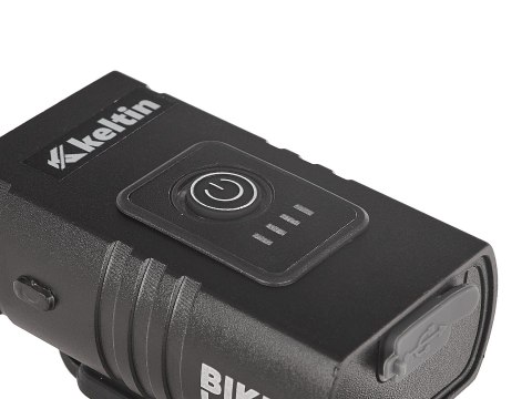 Wodoodporna lampka rowerowa USB IPX4 - zestaw przód (800lm/900mAh) tył (120lm/120mAh)