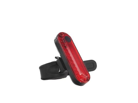Wodoodporna lampka rowerowa USB IP54 - zestaw przód tył