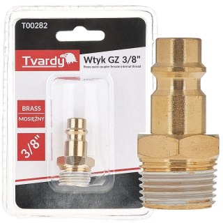 Wtyk mosiężny GZ 3/8" typ męski (1/10/100)