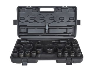 Zestaw kluczy nasadowych udarowych 26el. 3/4"/1" 12-kąt/6-kąt 17-65mm