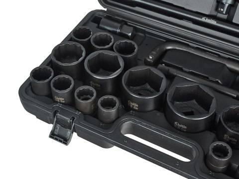 Zestaw kluczy nasadowych udarowych 26el. 3/4"/1" 12-kąt/6-kąt 17-65mm
