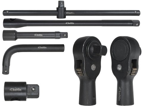 Zestaw kluczy nasadowych udarowych 26el. 3/4"/1" 12-kąt/6-kąt 17-65mm