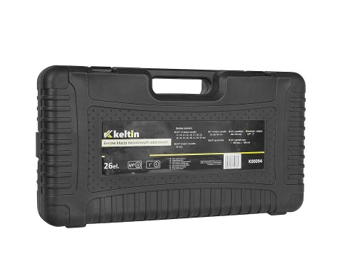 Zestaw kluczy nasadowych udarowych 26el. 3/4"/1" 12-kąt/6-kąt 17-65mm