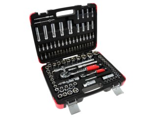Zestaw profesjonalnych kluczy nasadowych 108el. 1/4"-1/2" 25GW