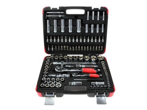 Zestaw profesjonalnych kluczy nasadowych 108el. 1/4"-1/2" 25GW
