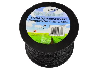 Żyłka do podkaszarki karbowana 2.7mmx300m