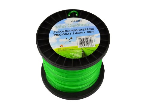Żyłka do podkaszarki pięciokąt 2,4mmx100m