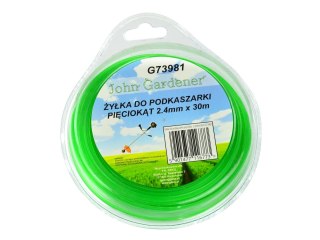 Żyłka do podkaszarki pięciokąt 2,4mmx30m