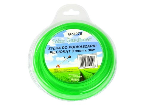 Żyłka do podkaszarki pięciokąt 3,0mmx30m
