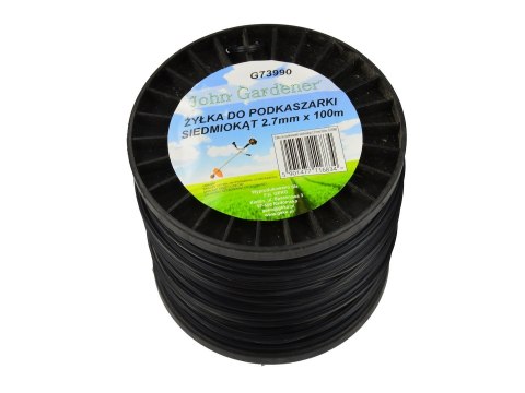 Żyłka do podkaszarki siedmiokąt 2,7mmx100m