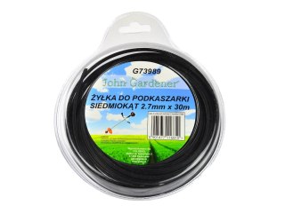 Żyłka do podkaszarki siedmiokąt 2,7mmx30m