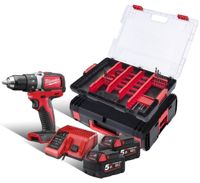 Milwaukee wiertarko-wkrętarka M18BLDD-502X Milwaukee wiertarko-wkrętarka M18BLDD-502X