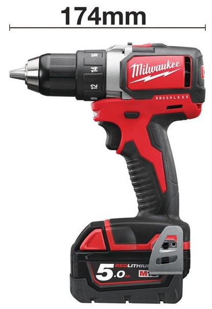 Milwaukee wiertarko-wkrętarka M18BLDD-502X Milwaukee wiertarko-wkrętarka M18BLDD-502X