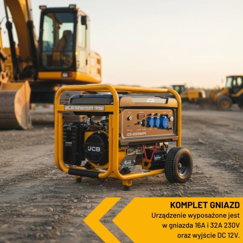 Agregat prądotwórczy JCB GDE8000PE 7,9kW 1-faz