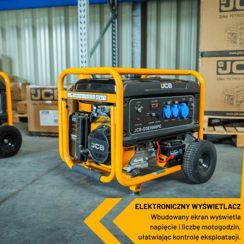 Agregat prądotwórczy JCB GDE8000PE 7,9kW 1-faz