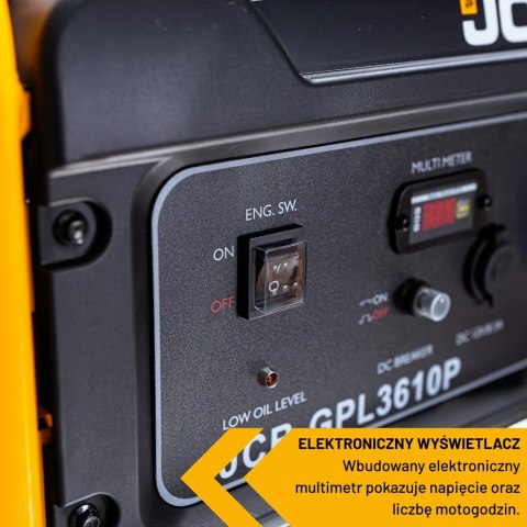 Agregat prądotwórczy JCB GPL3610P 3,6kW 1-faz