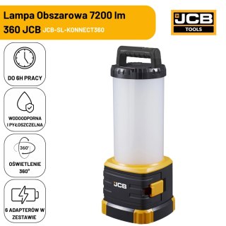 Lampa budowlana LED JCB SL-KONNECT360 7200lm