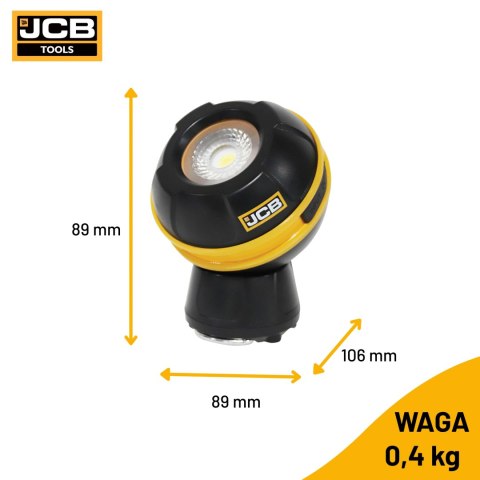 Lampa robocza LED JCB WL-GLOBE 600lm