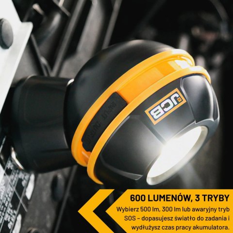 Lampa robocza LED JCB WL-GLOBE 600lm
