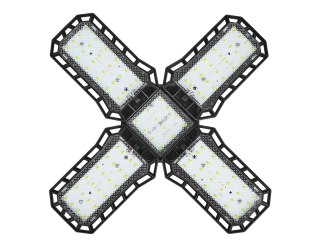 Lampa warsztatowa sufitowa składana LED E27 43W 3400LM 6500K Keltin