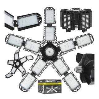 Lampa warsztatowa sufitowa składana LED E27 90W 8300LM 6500K Keltin