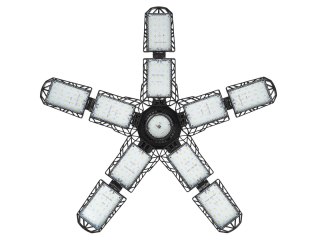 Lampa warsztatowa sufitowa składana LED E27 90W 8300LM 6500K Keltin