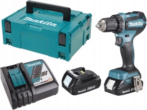MAKITA WKRĘTARKA 18V DDF485RAJ 50/25Nm 2x2,0Ah BL
