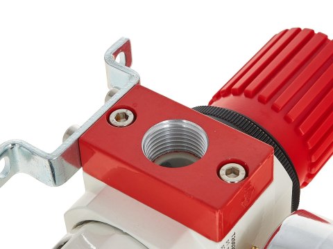 Reduktor powietrza z odwadniaczem filtrem i manometrem 1/2" GEKO