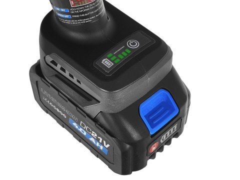 Szlifierka kątowa akumulatorowa bezszczotkowa 125mm 950W 2x4.0Ah 21V GEKO